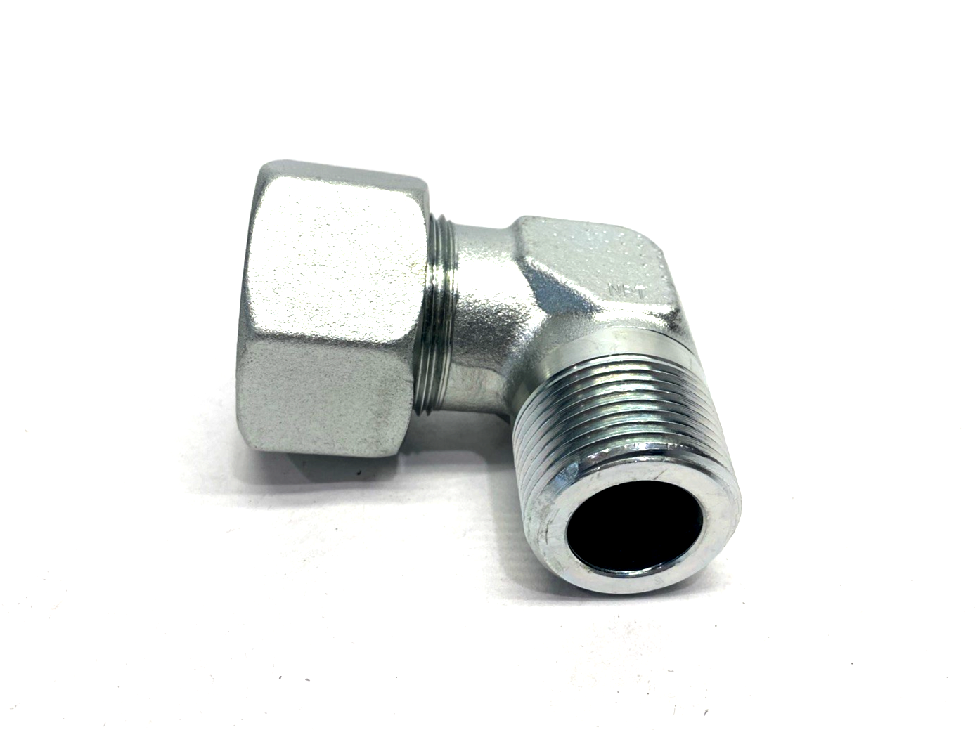 Parker WE25S1NPTCFX Ermeto DIN Elbow Tube Fitting 25mm Tube OD x 1" NPT - Maverick Industrial Sales