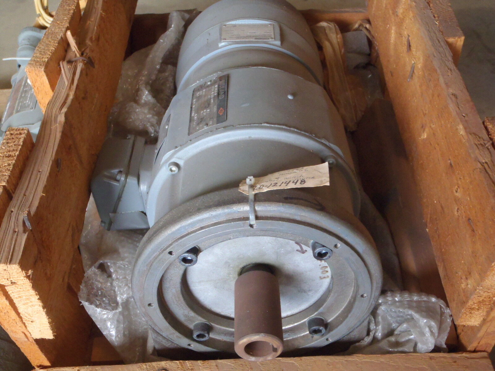 REULAND 0020E-1BAN-0043 3-PHASE 2 HP 1200 RPM 60HZ 575V STEARNS 1-087-022-HO-ENF - Maverick Industrial Sales