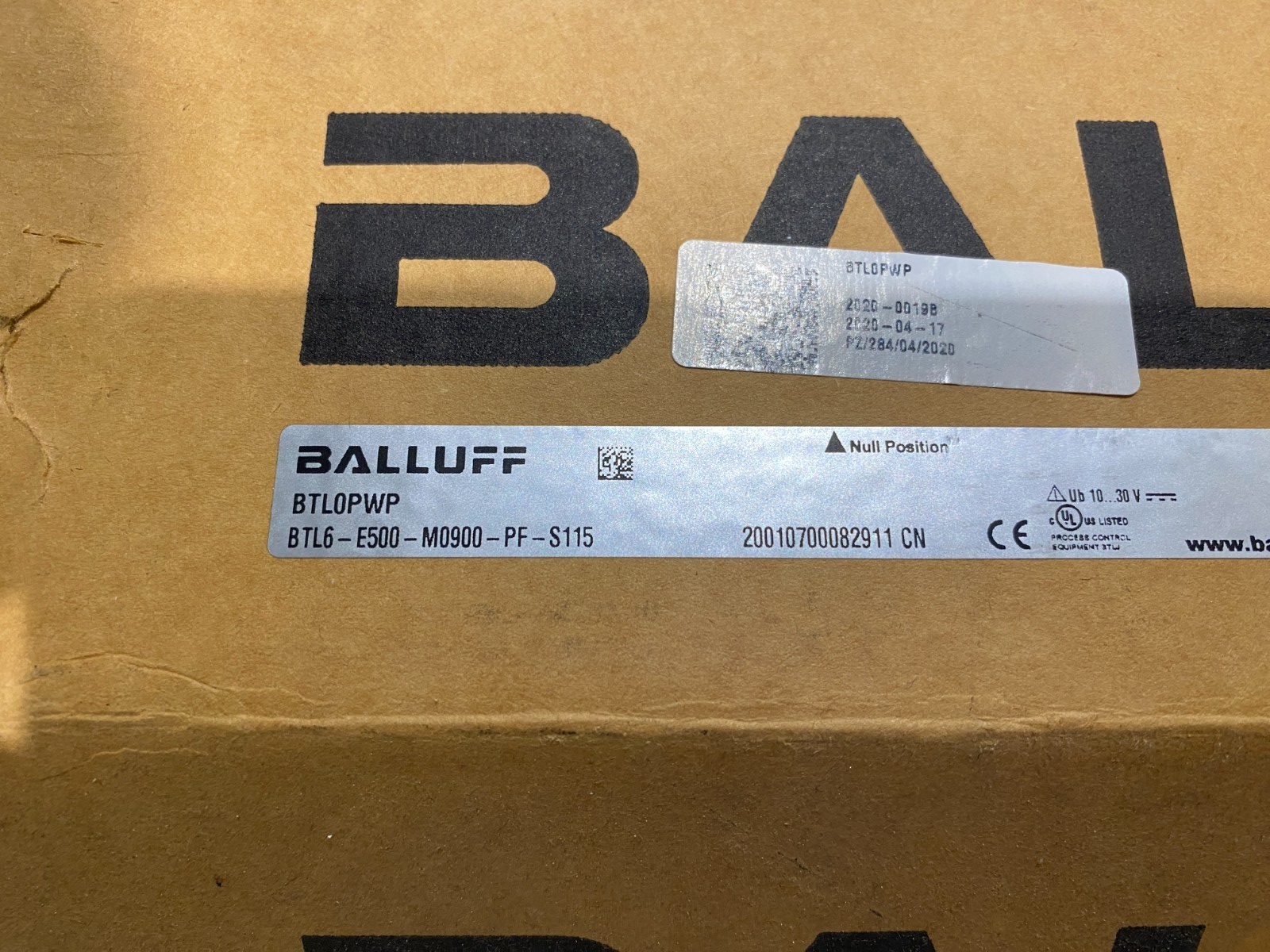 Balluff BTL0PWP Magetostrictive Linear Position Sensor BTL6-E500-M0900-PF-S115 - Maverick Industrial Sales
