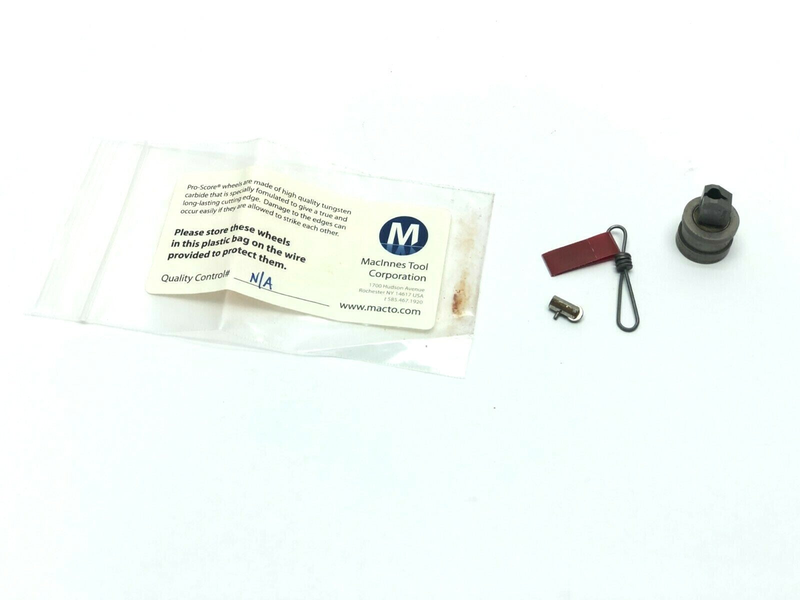 W220-732-140 | Macto Pro-Score Carbide Cutting Wheel Kit 140 Degree 7/32" - New – Open Box - Maverick Industrial Sales