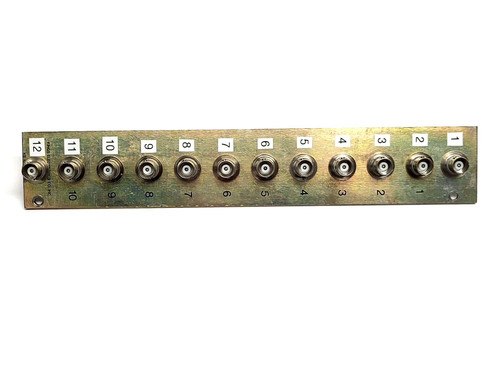 Kings KC-99-54 Coaxial Adapters BNC Female to Female PANEL OF 12 - Maverick Industrial Sales