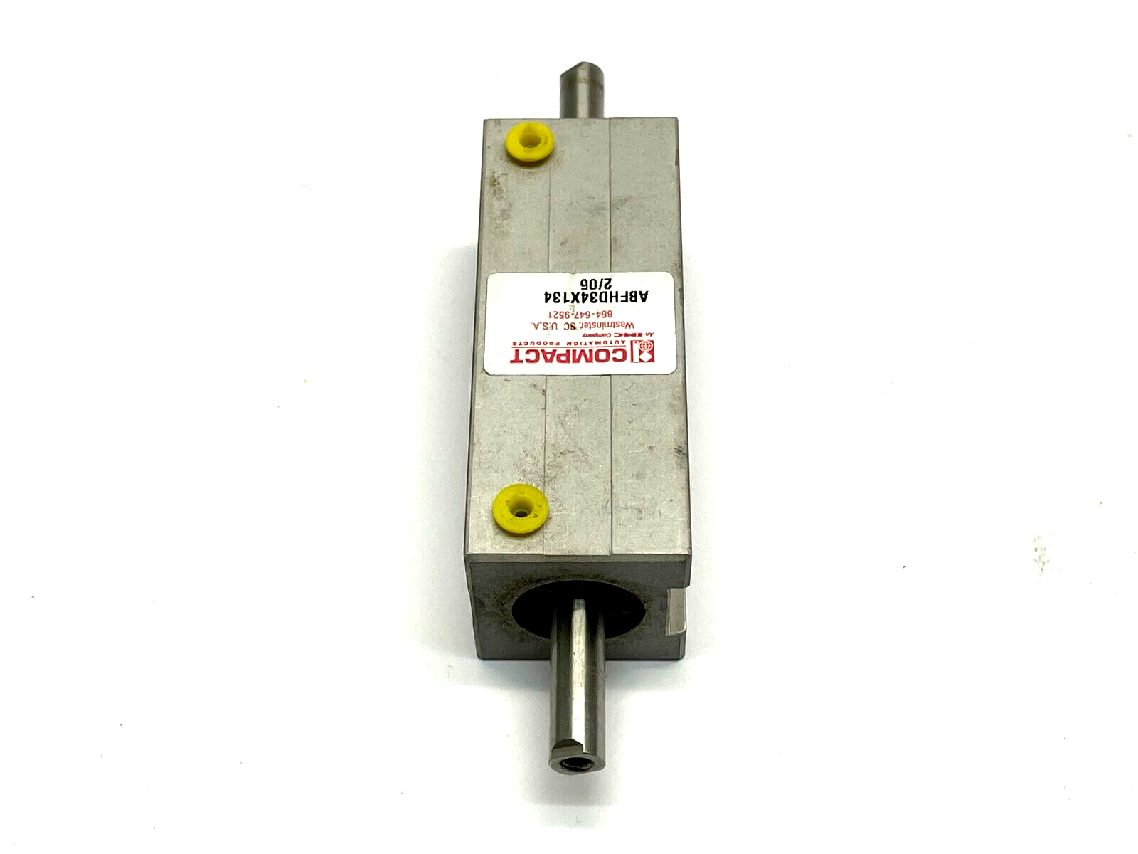 Compact ABFHD34X134 Double Ended Pneumatic Cylinder - Maverick Industrial Sales