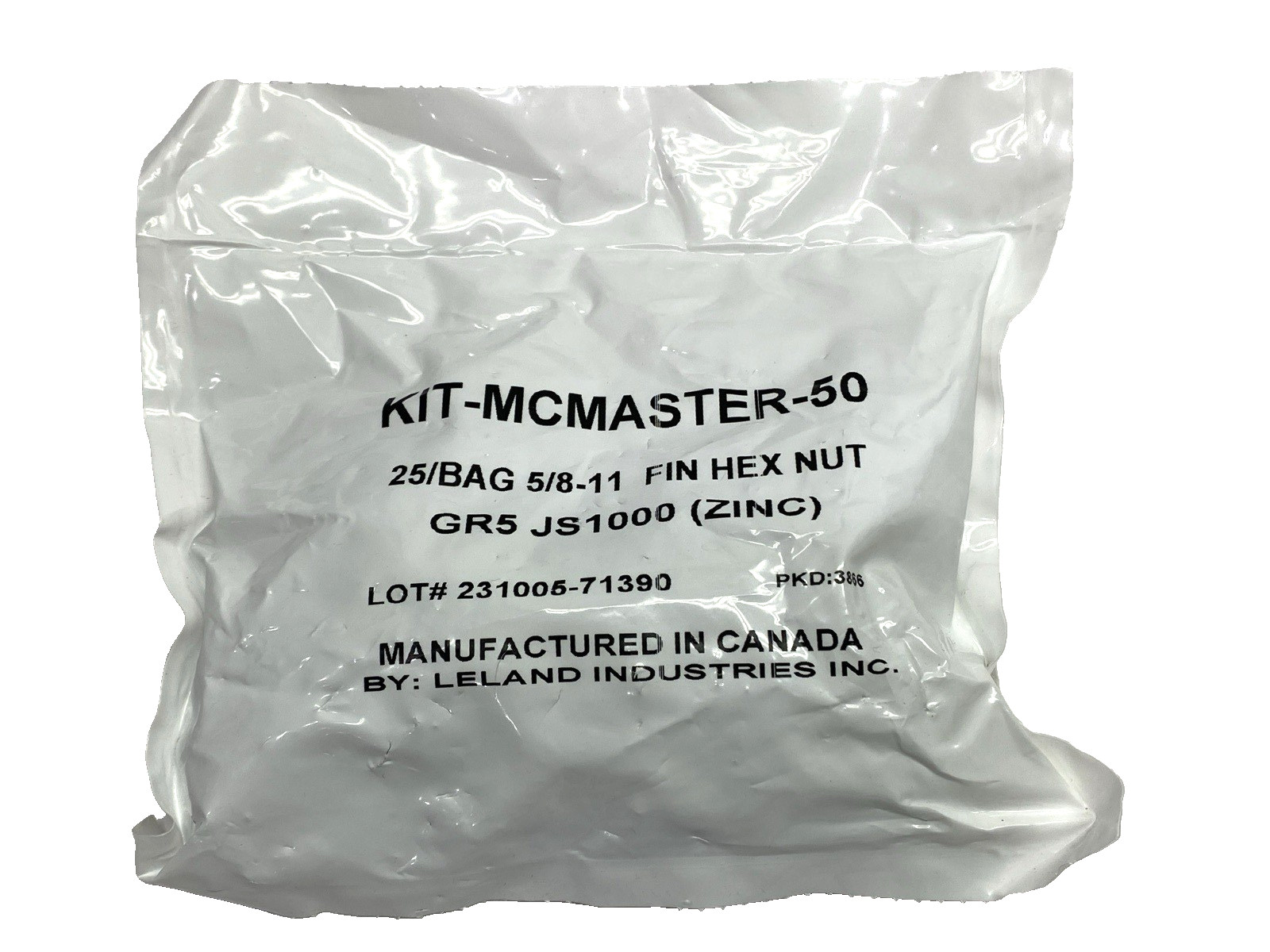 95462A533 Zinc-Plated Medium-Strength Steel Hex Nut SAE 5 5/8"-11 Thread 100QTY - Maverick Industrial Sales