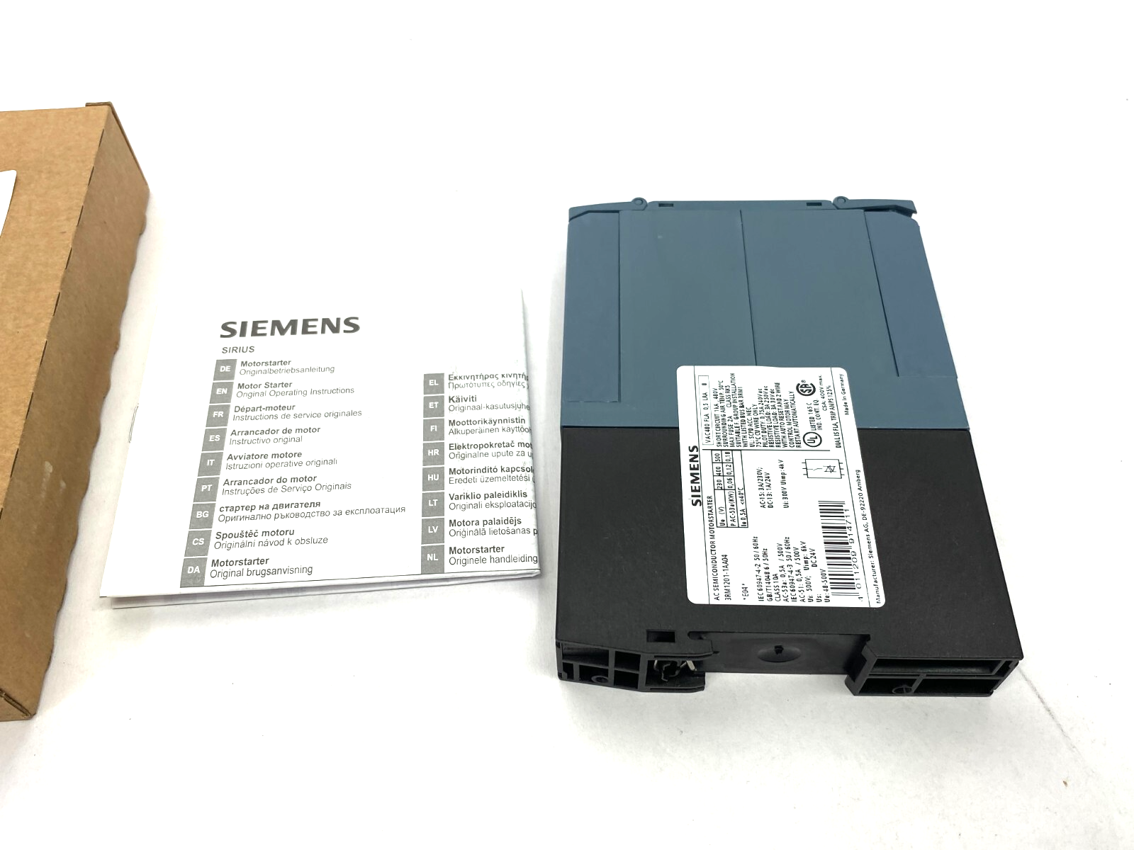 Siemens 3RM1201-1AA04 Reversing Motor Starter AC Semiconductor - Maverick Industrial Sales