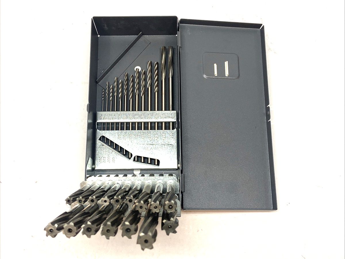 Cleveland C00964 Chucking Reamer Set HSS 1/16" to 1/2", SET OF 29 - Maverick Industrial Sales