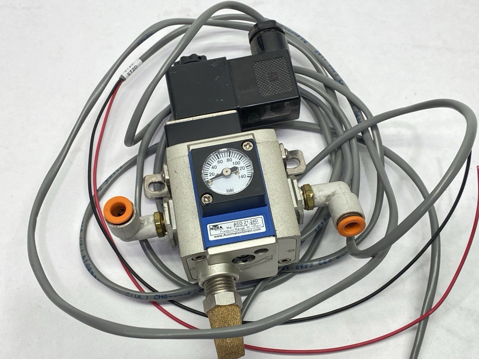 Nitra ASD-21-24D Pneumatic Soft Start Valve 3-Port 2-Position 1/4" NPT - Maverick Industrial Sales