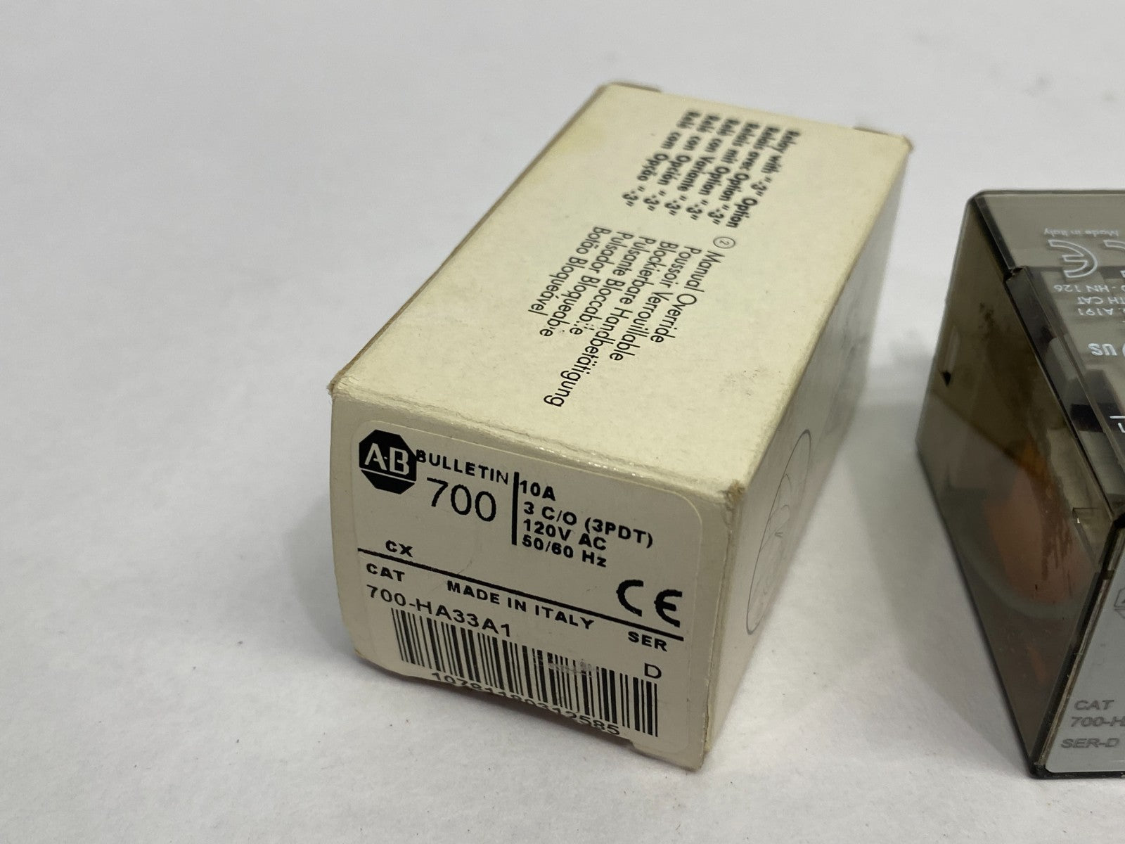 Allen Bradley 700-HA33A1 Ser. D Direct Plug-In Relay 10A 3 C/O 120VAC - Maverick Industrial Sales