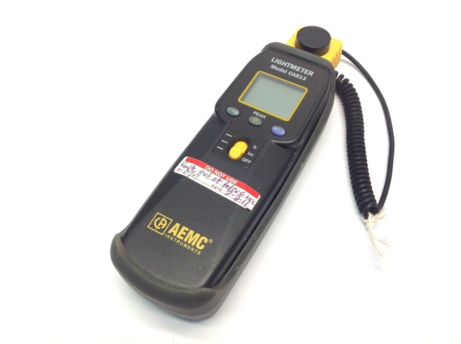 AEMC Instruments CA813 Lightmeter - For parts or not working - Maverick Industrial Sales