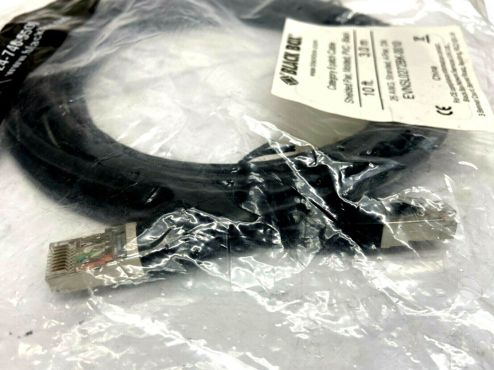 Black Box EVNSL0272BK-0010 10' FT Category 6 Patch Cable - Maverick Industrial Sales