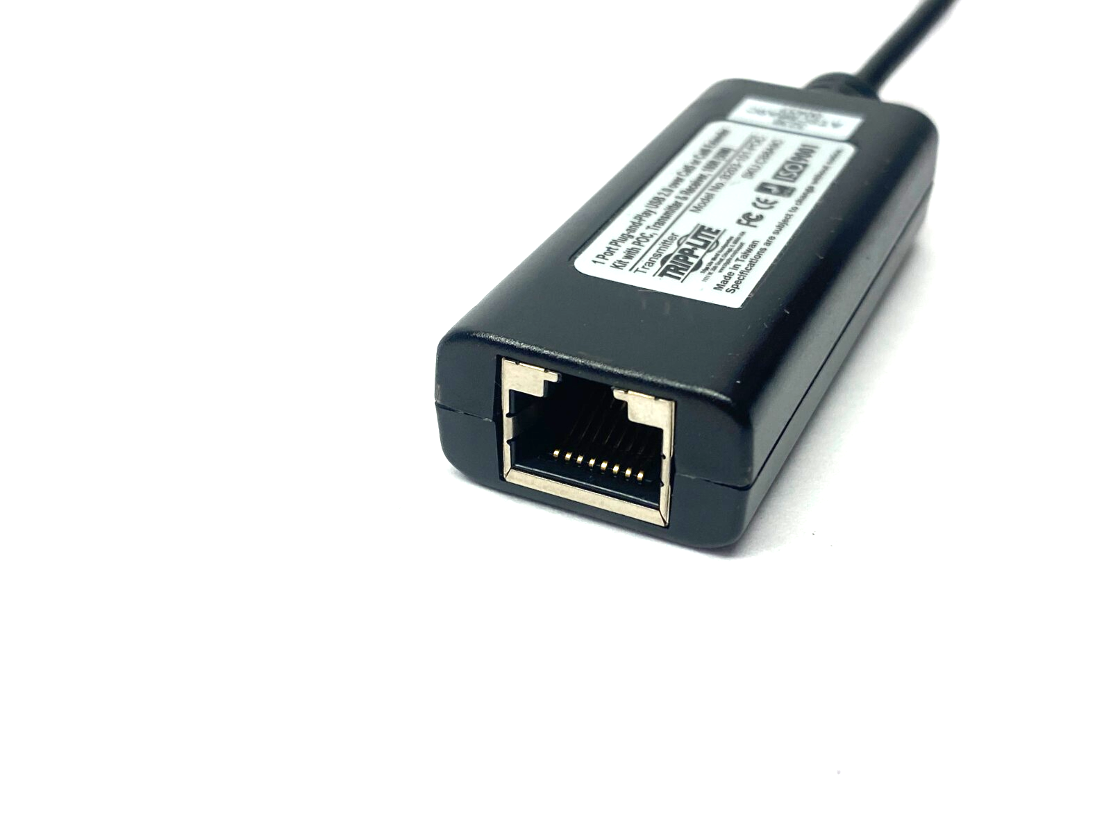 Tripp Lite B203-101-POC 1-Port Plug-and-Play USB 2.0 over Cat5e or Cat6 Extender - New – Open box - Maverick Industrial Sales