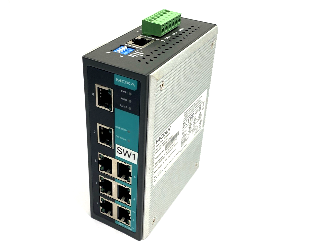 EDS-408A | Moxa 8-Port Managed Ethernet Switch -PN - Used - Maverick Industrial Sales