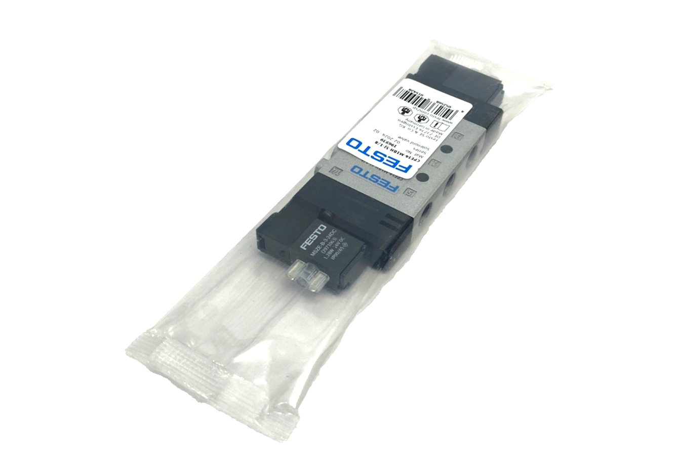 Festo CPE14-M1BH-5J-1/8 Solenoid Valve 5/2 Bistable G 1/8 Port 196939 - Maverick Industrial Sales
