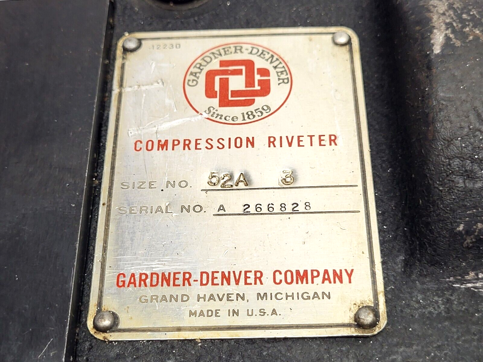 Gardner Denver 52A-3 Compression Riveter - Maverick Industrial Sales
