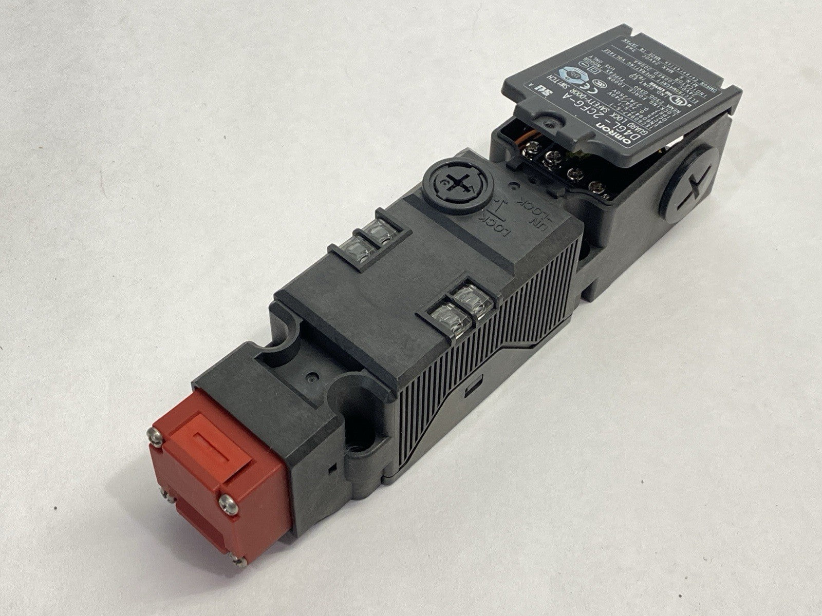 D4GL-2CFG-A | Omron STI Guard Lock Safety-Door Switch Interlock - Used - Maverick Industrial Sales