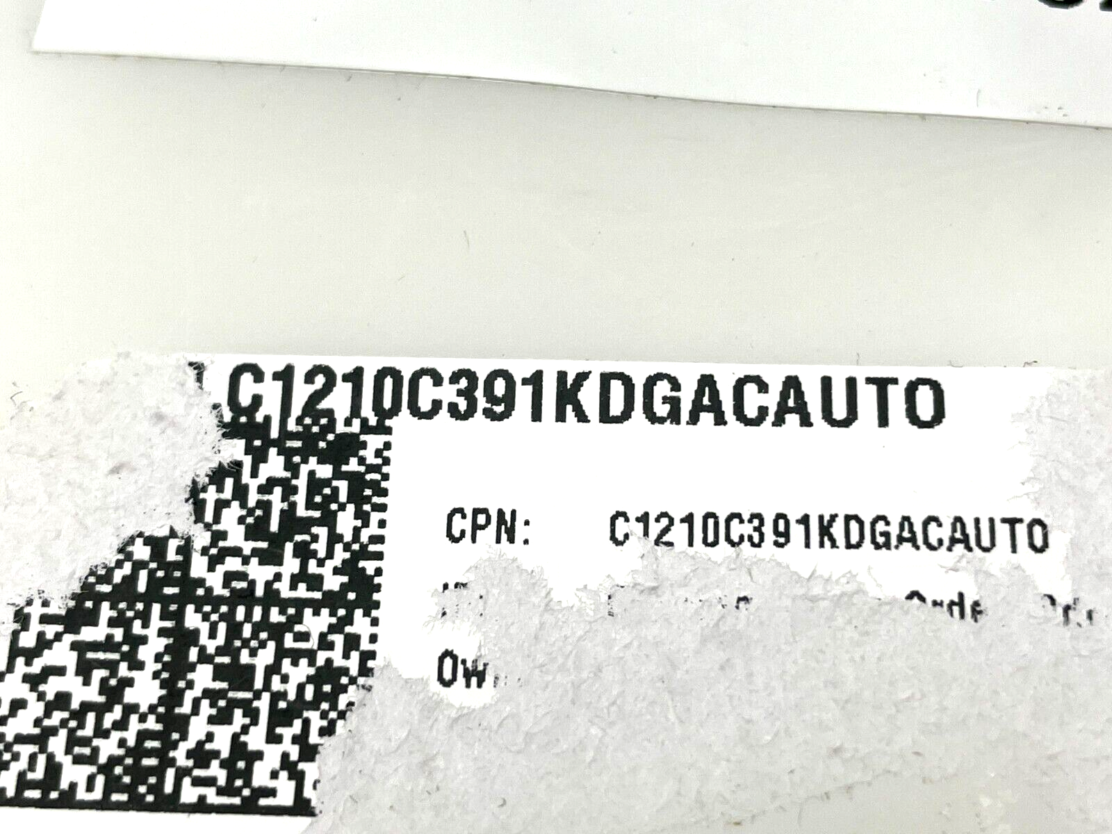 C1210C391KDGACAUTO | KEMET Ceramic Capacitor 390 pF ±10% 1000V LOT OF 20 - New - Maverick Industrial Sales