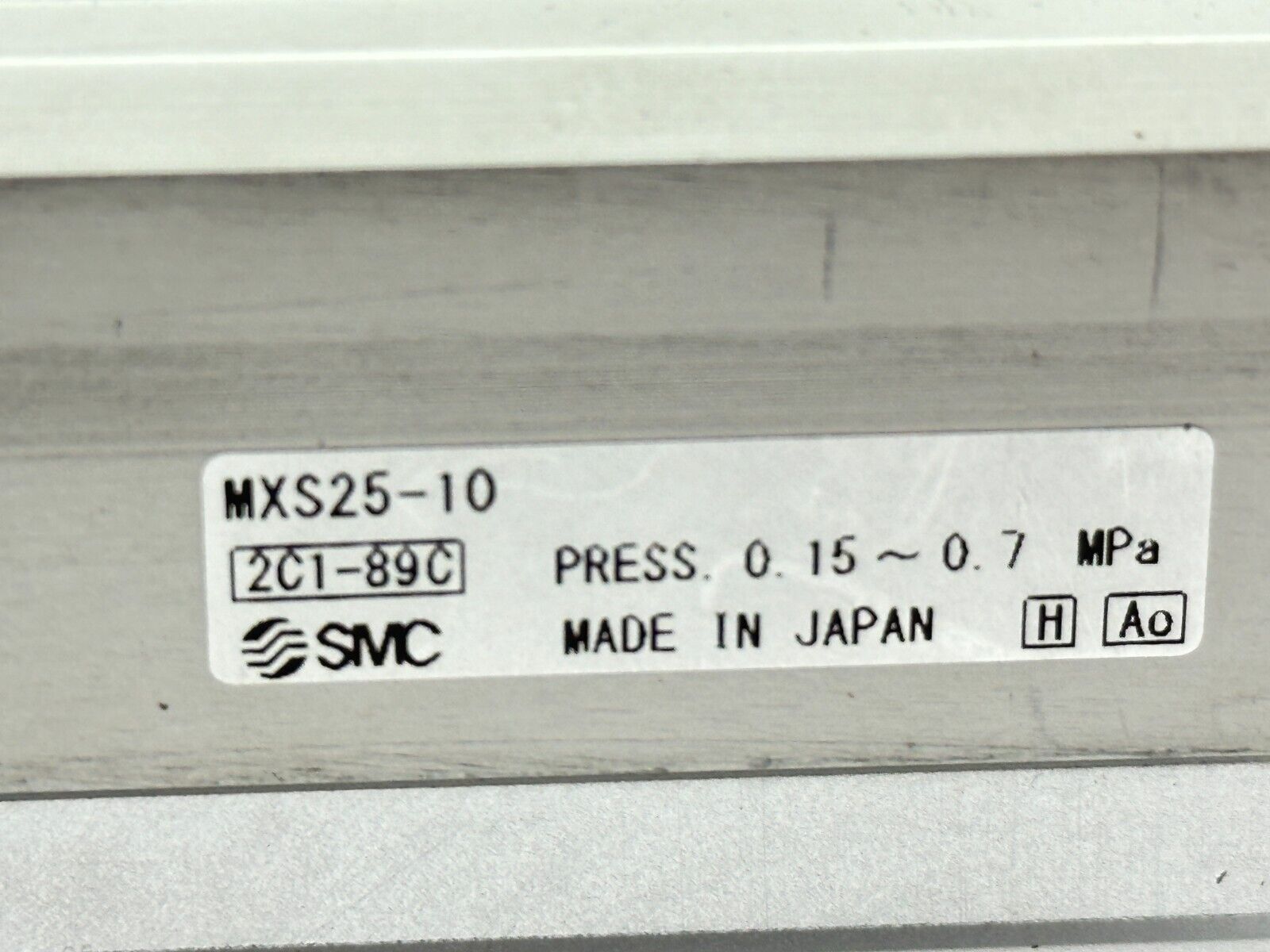 SMC MXS25-10 Pneumatic Dual Rod Slide Table 25mm Bore 10mm Stroke - Maverick Industrial Sales