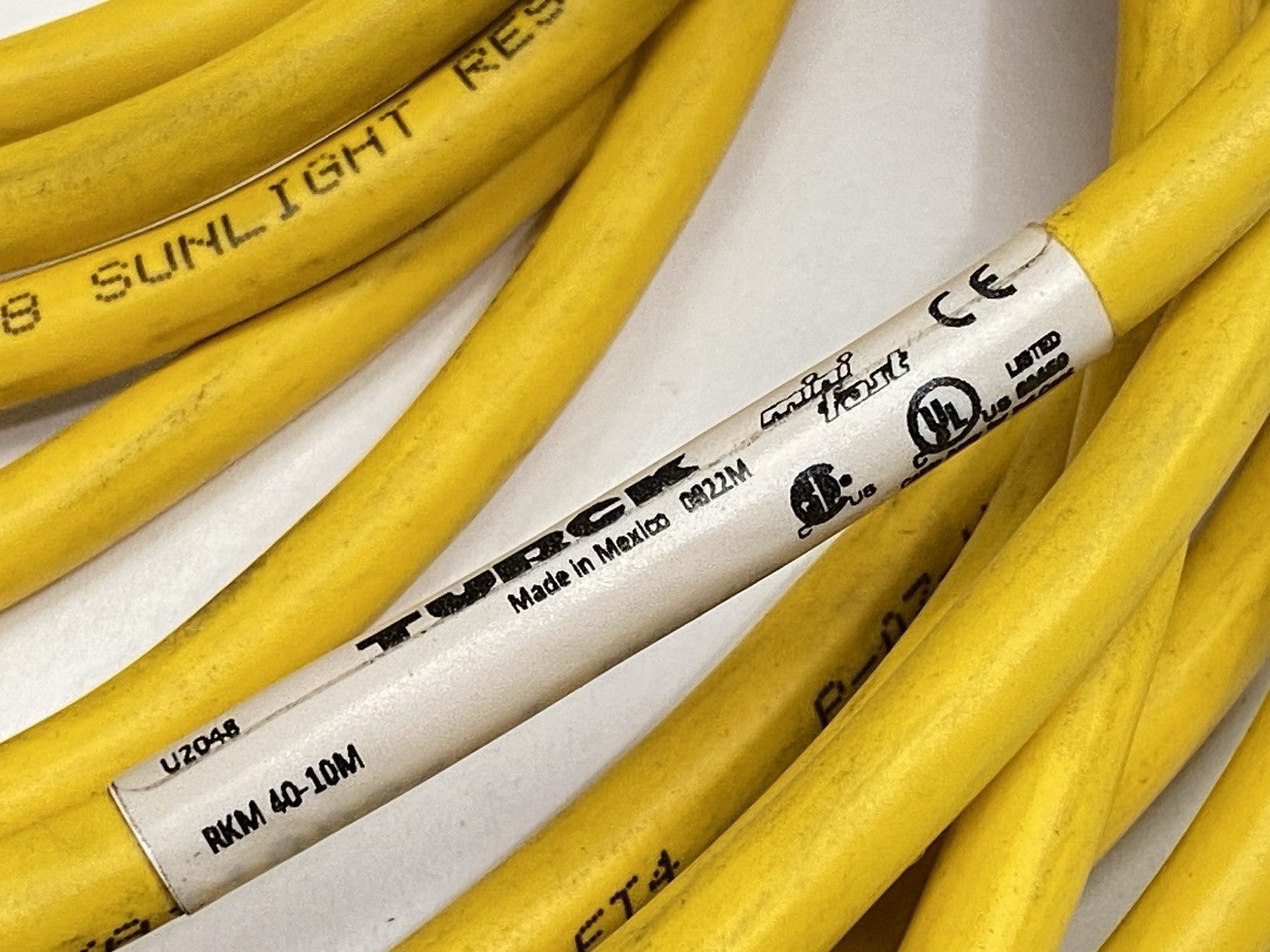 RSM RKM 40-10M | Turck Minifast Cordset 4-Pin M/F 7/8"-16 UN 10m U2281-1 - Used - Maverick Industrial Sales