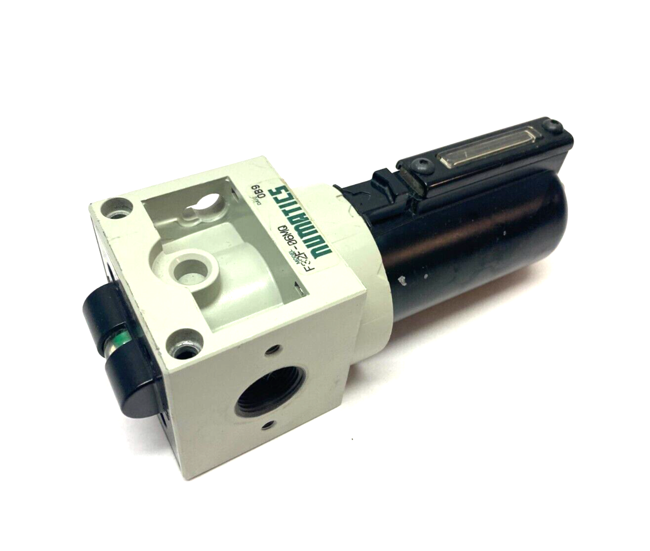 Numatics F32F-06MQ FlexiBlok Pneumatic Coalescing Filter NO O-RING - Used - Maverick Industrial Sales