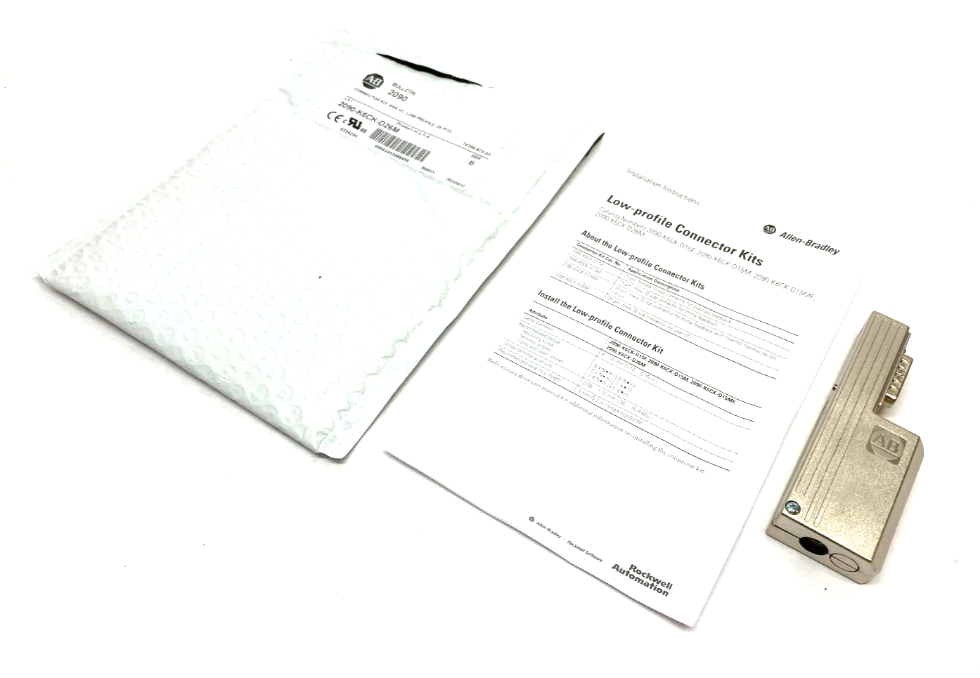 Allen Bradley 2090-K6CK-D26M Ser. B Low Profile I/O Cable Connector Kit 26-Pos - Maverick Industrial Sales