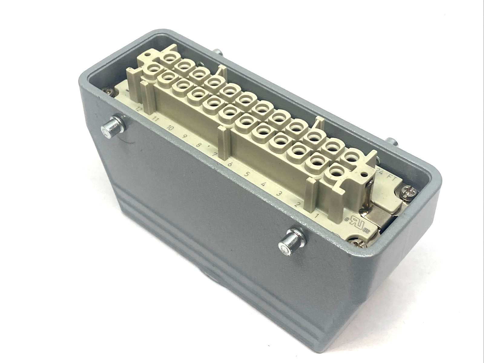 1745790000 | Weidmuller HDC HE 24 FT 24-Pole Female Insert 16A 500V w/ EPIC Case - Used - Maverick Industrial Sales