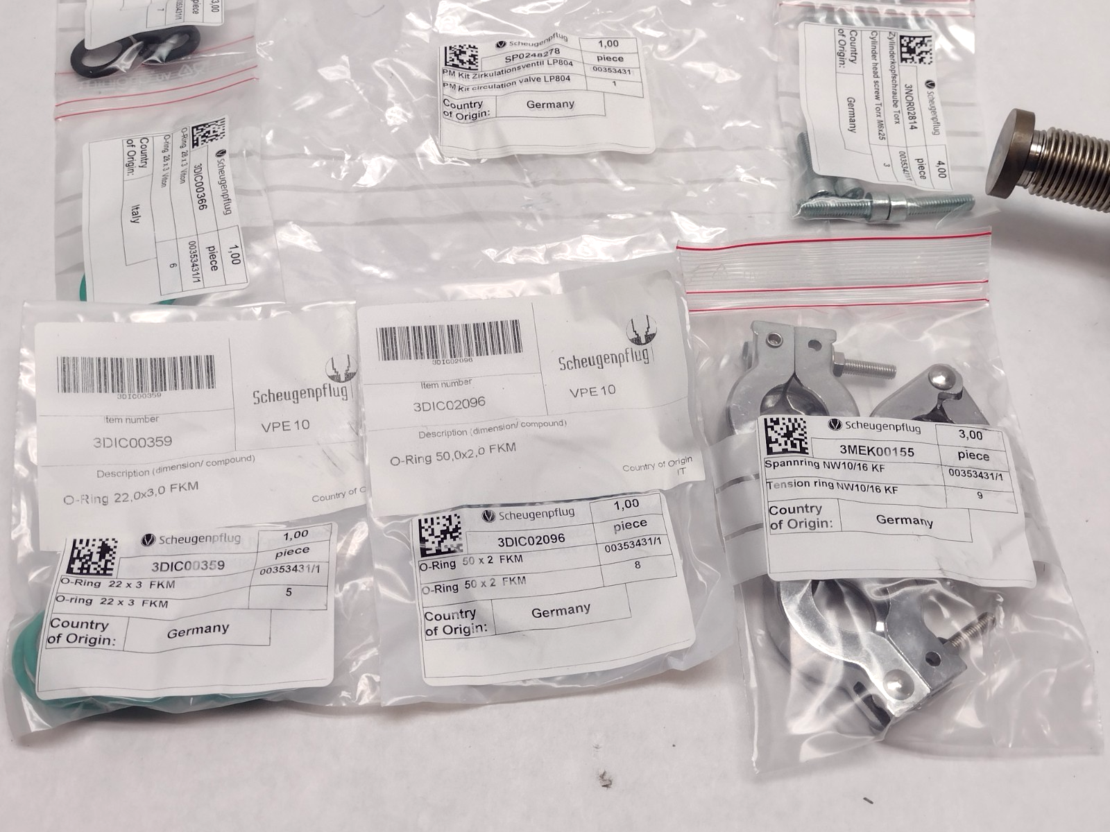 Scheugenpflug SP0248278 PM KIT CIRCULATION VALVE LP804 SP0248278 - Maverick Industrial Sales