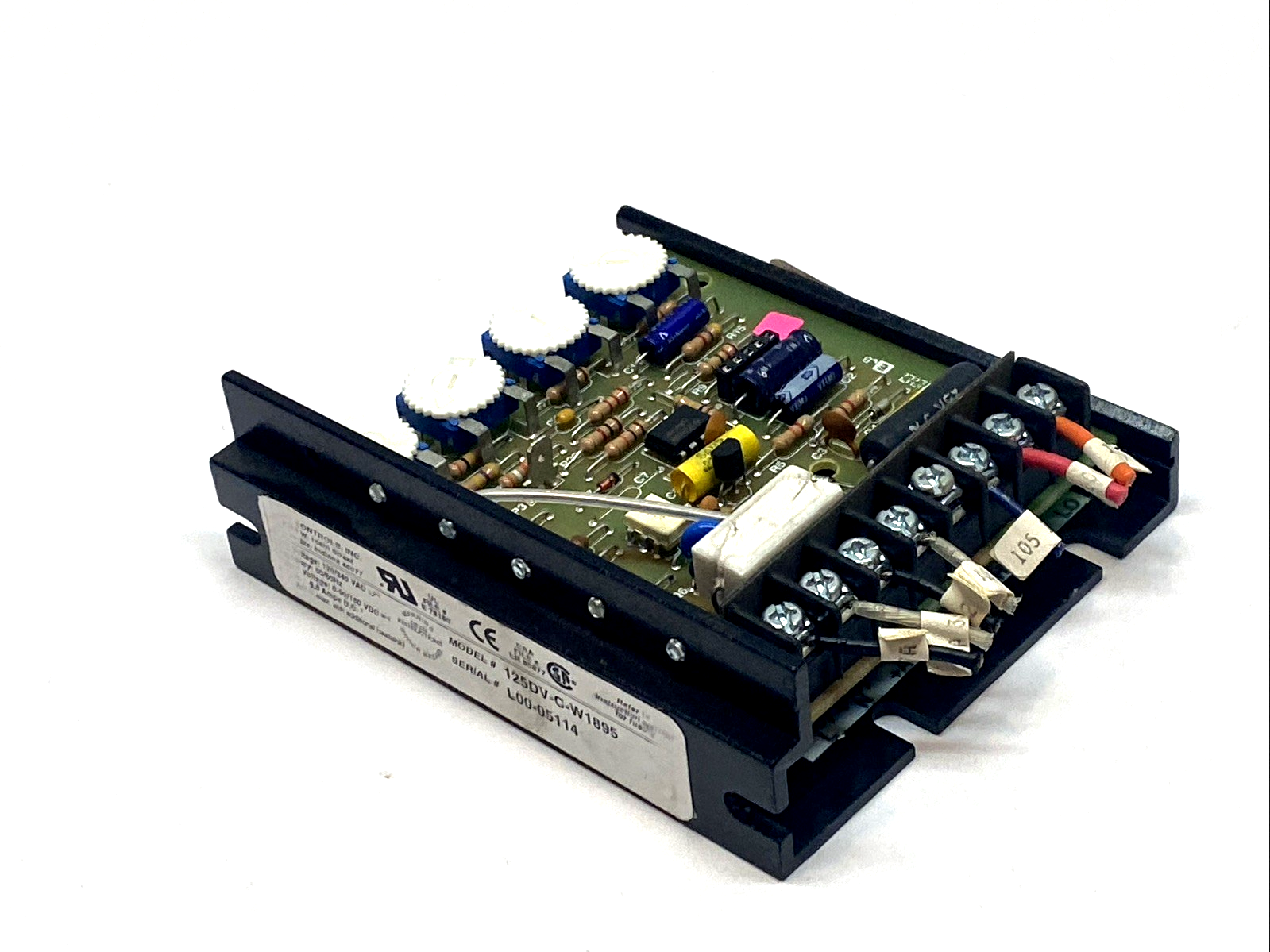 125DV-C-W1895 | Dart Controls DC Motor Speed Control 120/240VAC 0–90/180VDC 1HP - Used - Maverick Industrial Sales
