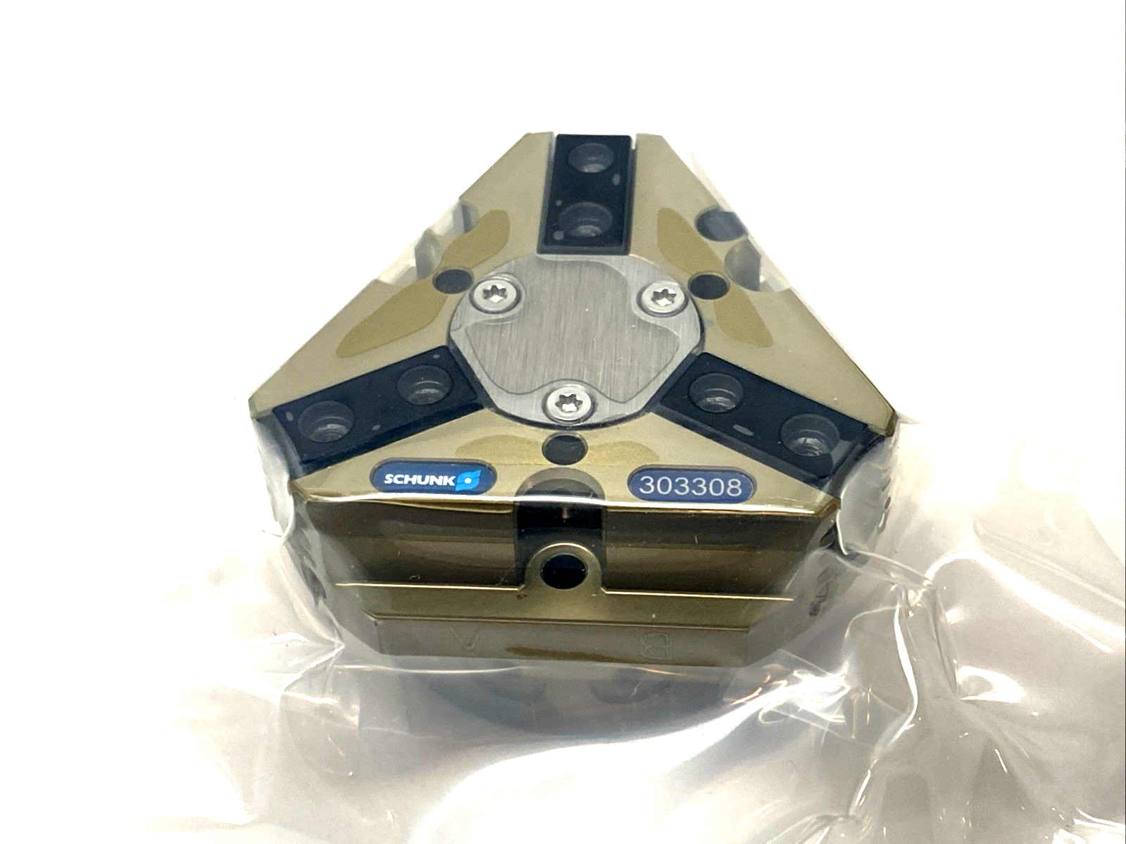 Schunk 303308 Pneumatic Universal Gripper Size 40, 3-Jaw 2.5mm Stroke, PZN-plus - Maverick Industrial Sales