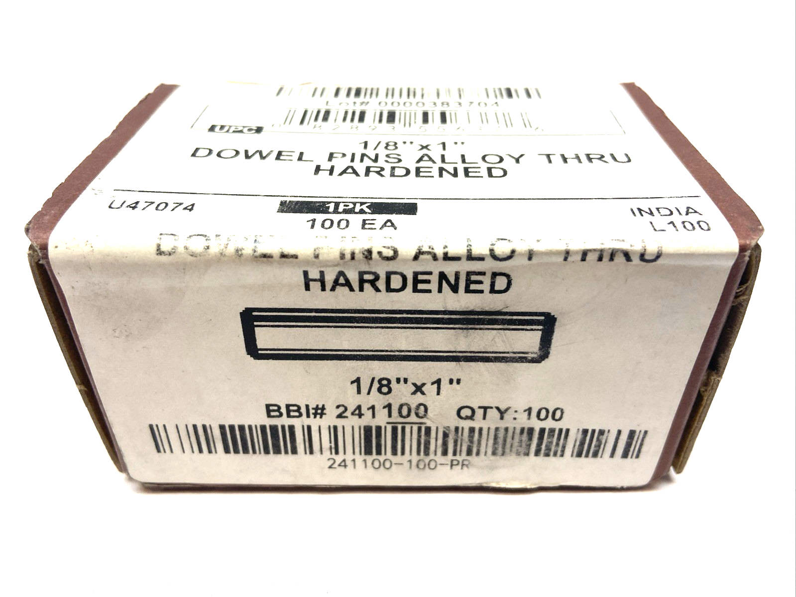 Brighton 241100 Dowel Pin 1/8"x1" Alloy BOX OF 86 - Maverick Industrial Sales