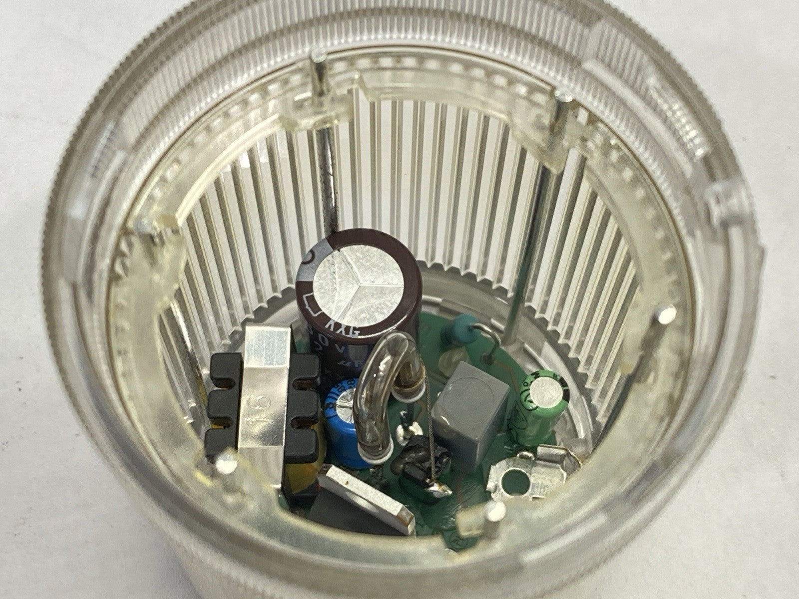 855E-24BR7 | Allen Bradley Ser A Strobe Stack Light Clear 50mm 70mA 24V - Used - Maverick Industrial Sales
