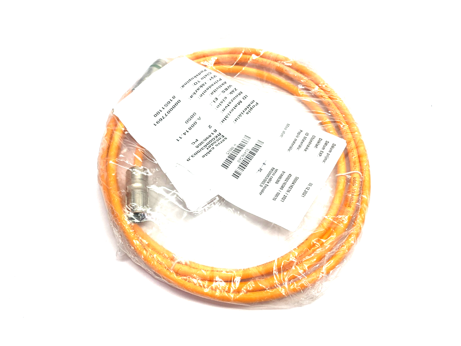 Bosch Rexroth R911382672 Servo Encoder Power Cable RKG0063/003,0 - Maverick Industrial Sales