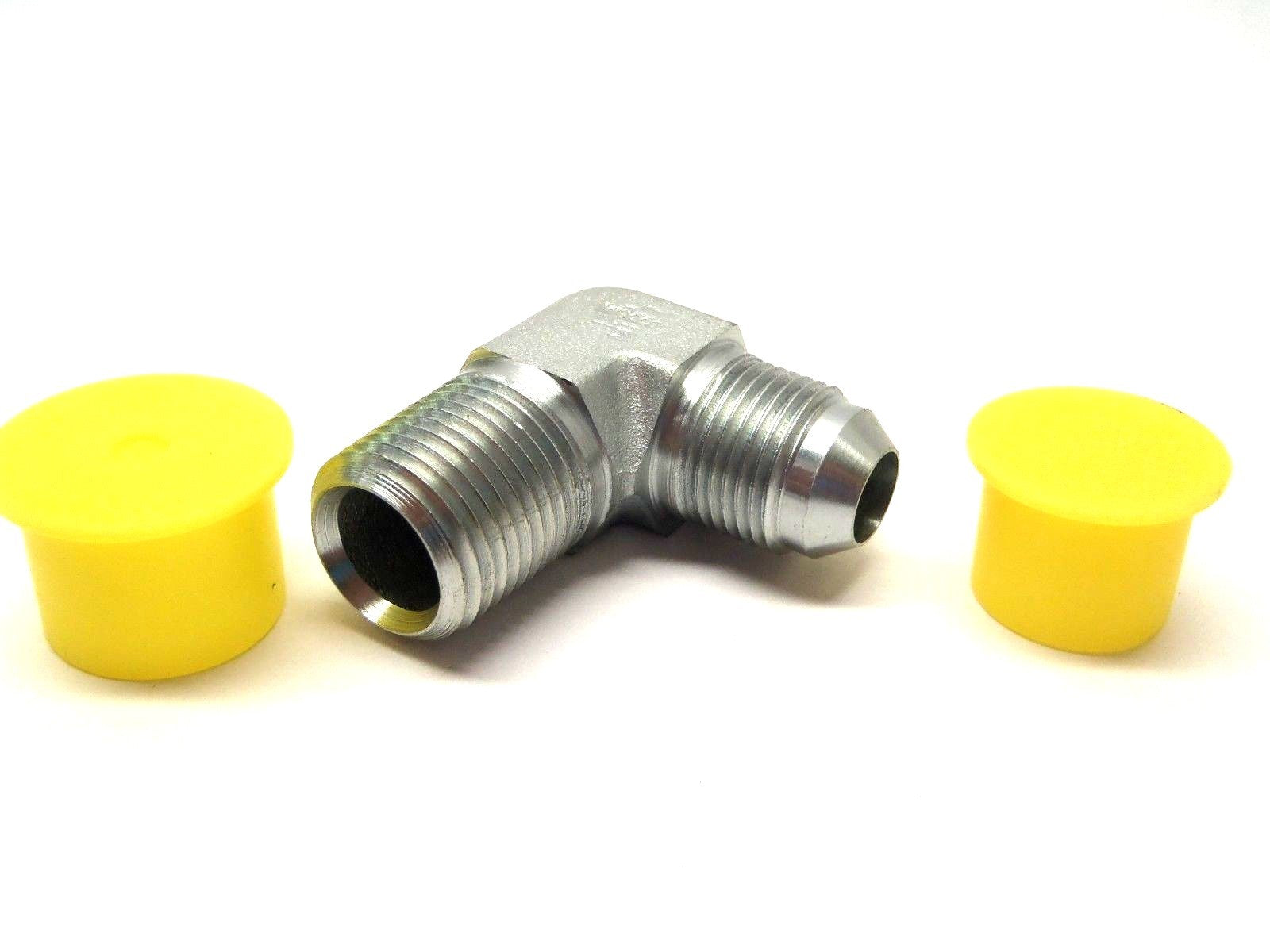 Parker 2103-8-8 Male Elbow 1/2-14 M NPTF x 3/4"-16 M JIC - Maverick Industrial Sales