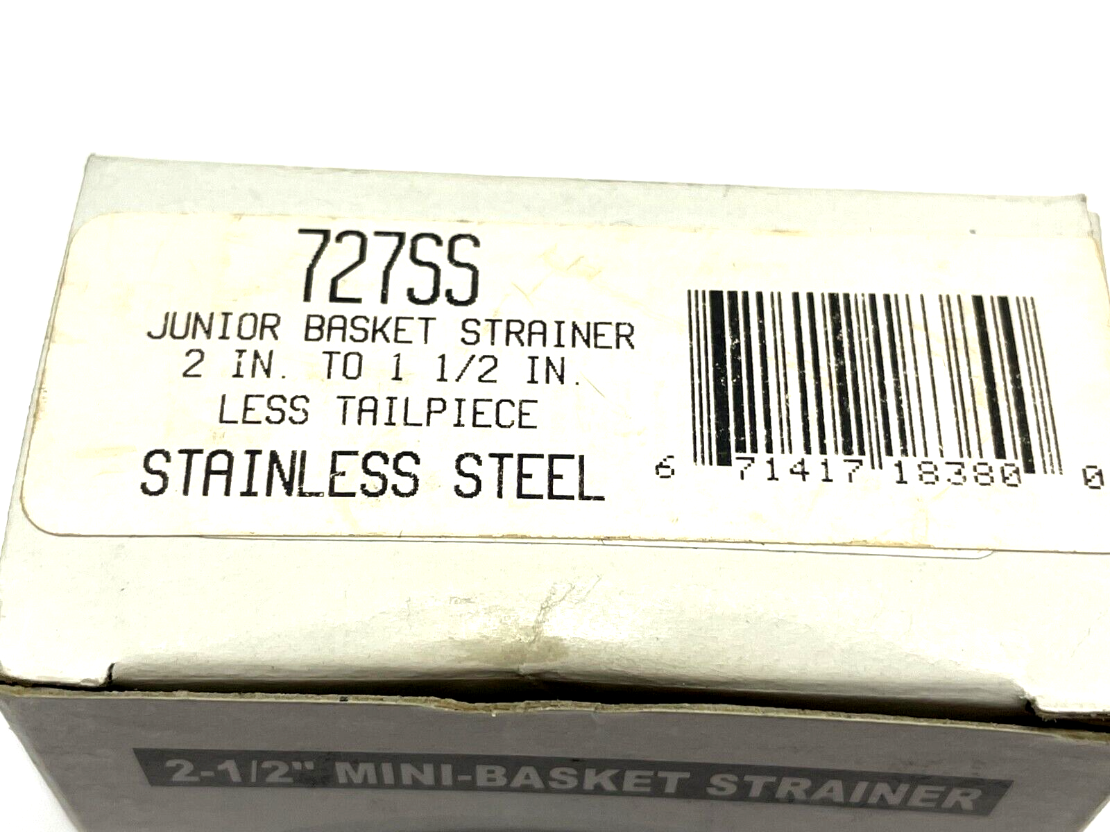 CSB 727SS Junior Duo Strainer LOT OF 2 - Maverick Industrial Sales