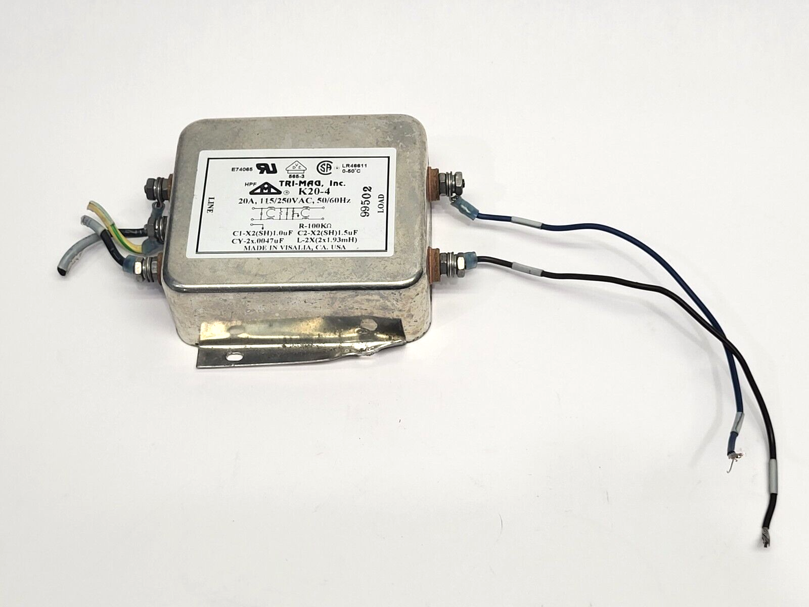 K20-4 | Tri-Mag High Current Amplifier 20A 115/250Vac 50/60Hz - Used - Maverick Industrial Sales