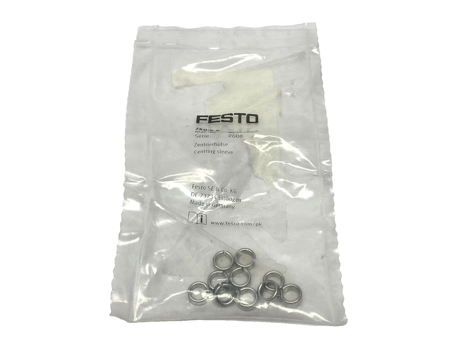 Festo ZBH-9-B Centering Sleeve 8137184 PACK OF 10 - Maverick Industrial Sales