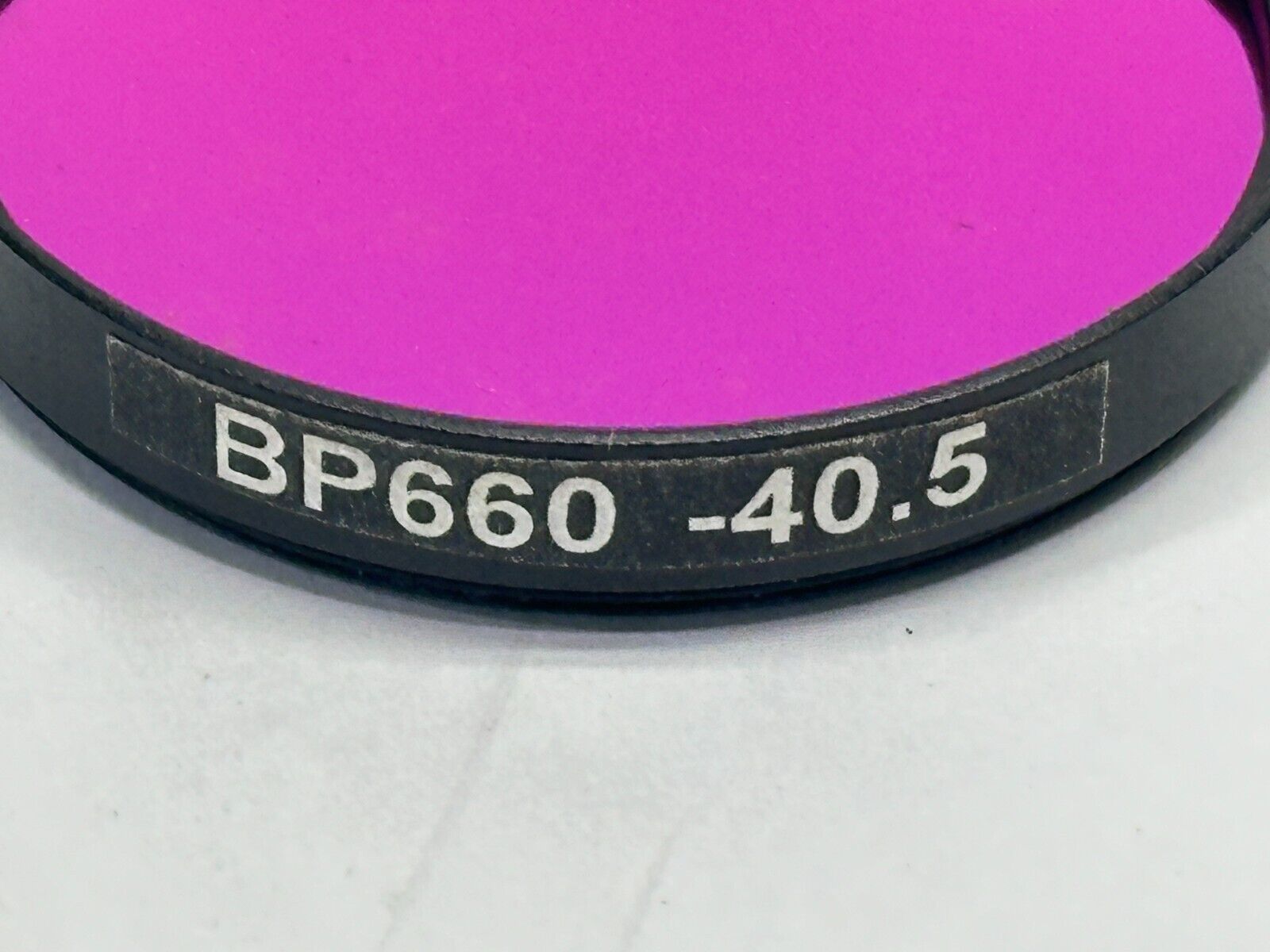 BP660 -40.5 Broad Bandwidth Dark Red Bandpass Filter M40.5x0.5 - Maverick Industrial Sales