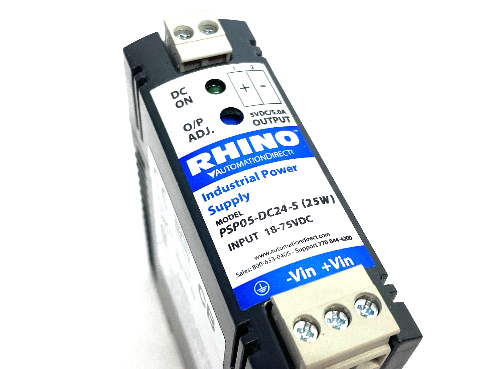 PSP05-DC24-5 | Automation Direct RHINO DC to DC Converter, Indus. Power Supply - Used - Maverick Industrial Sales