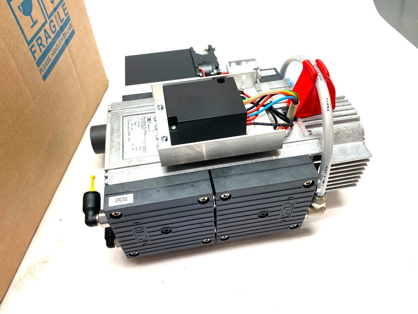 KNF Group PJ27534-950.5 Membran Vacuum Pump, Inficon 560-330 Backing Pump - Maverick Industrial Sales