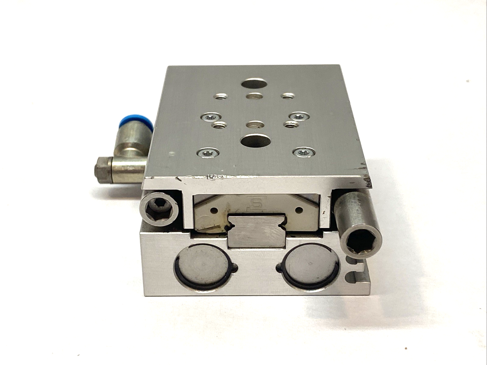 DGST-12-20-PA, 8085124 | Festo DGST-12-20-PA Mini Pneumatic Slide 20mm Stroke 8085124 - Used - Maverick Industrial Sales
