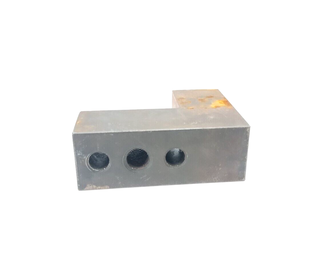 NAAMS ANL060 NC Block L-Shaped 3-Hole M10x1.5, Clamp Block LH, ANL060MEQ - Maverick Industrial Sales