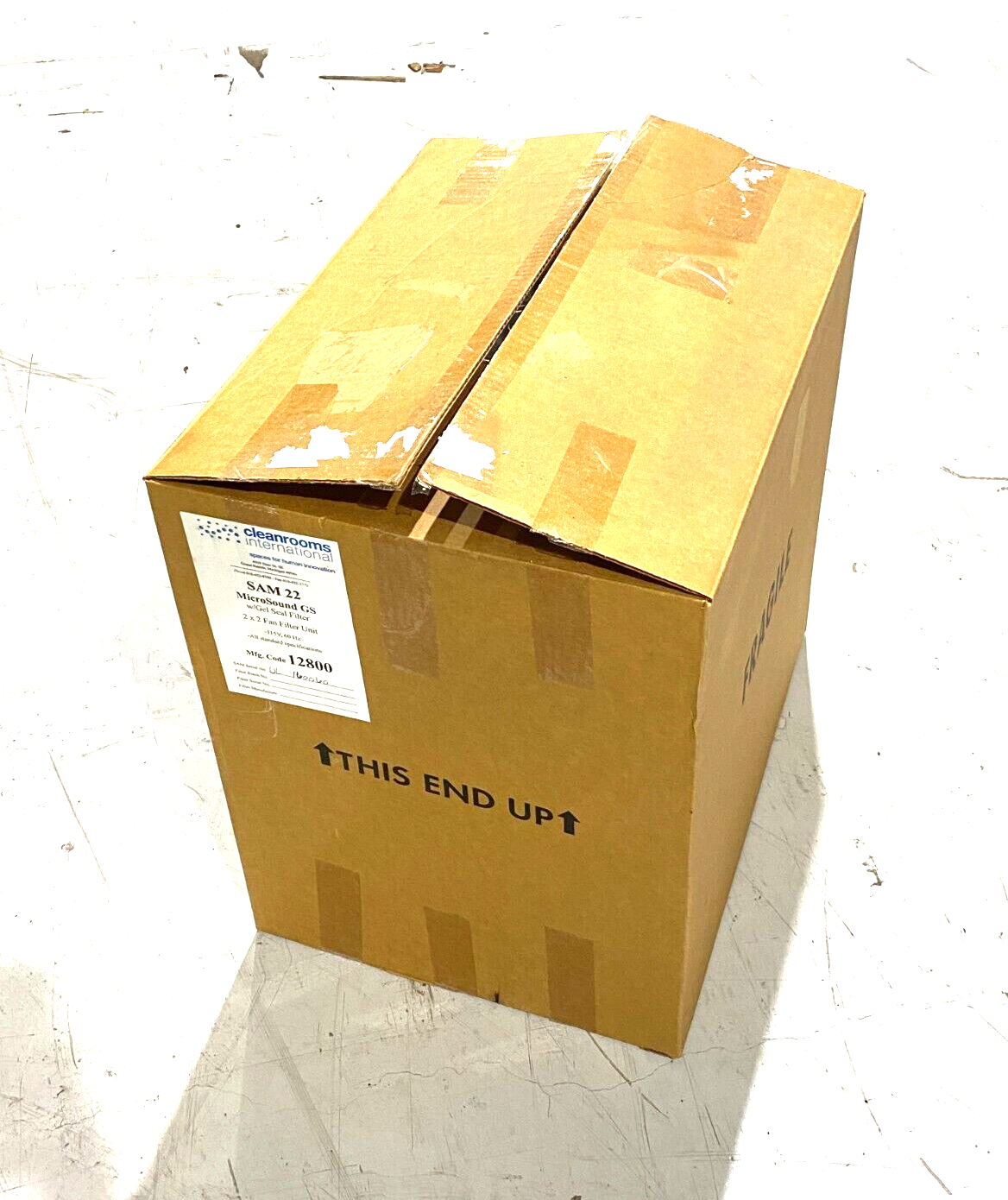 Cleanrooms International 12800 SAM® 22 MicroSound GS Ceiling Term. Filter Fan - Maverick Industrial Sales
