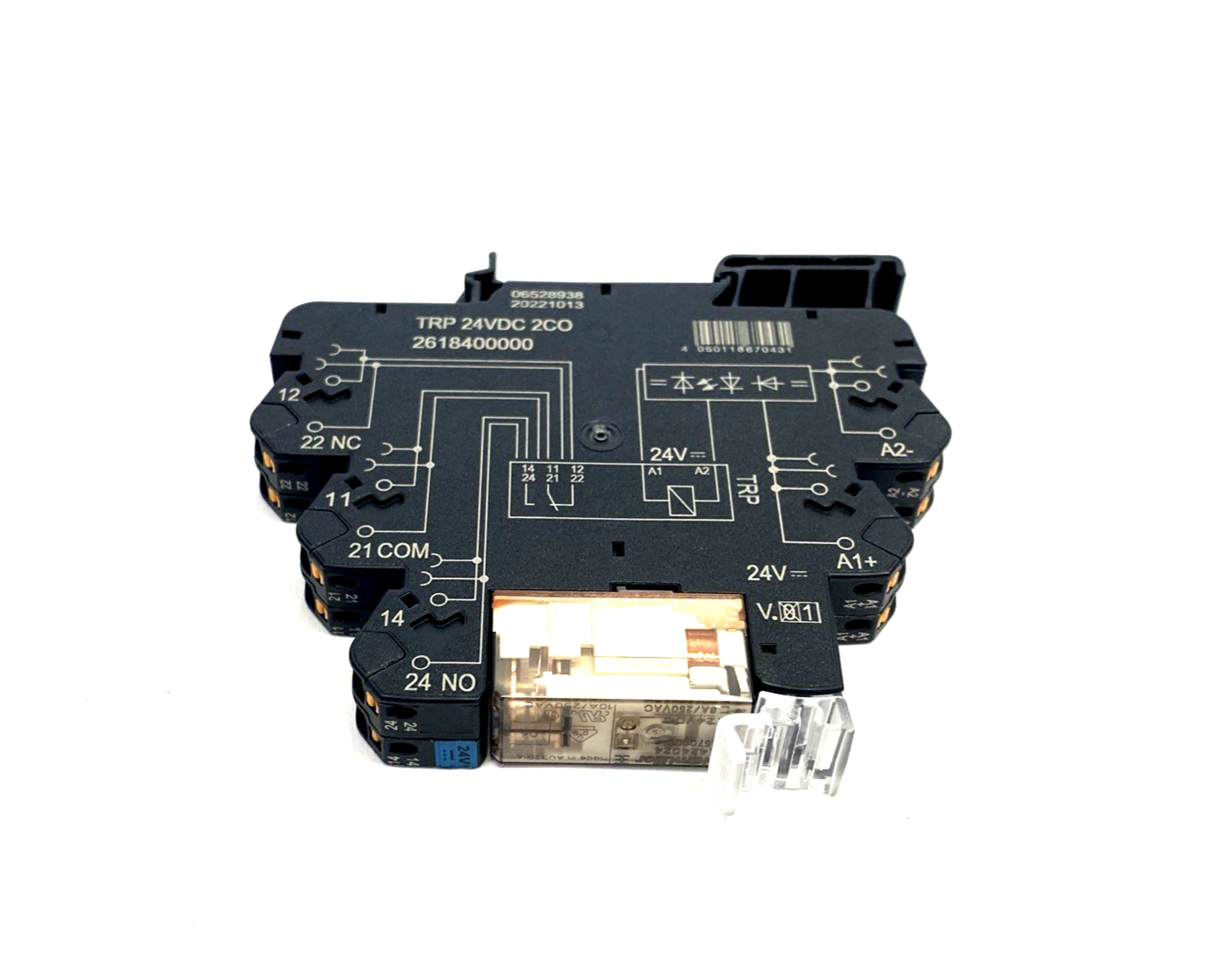 2618400000,TRP 24VDC 2CO | Weidmuller 2618400000 Relay Module 24VDC 8A, RCL424024, TRP 24VDC 2CO - New – Open box - Maverick Industrial Sales