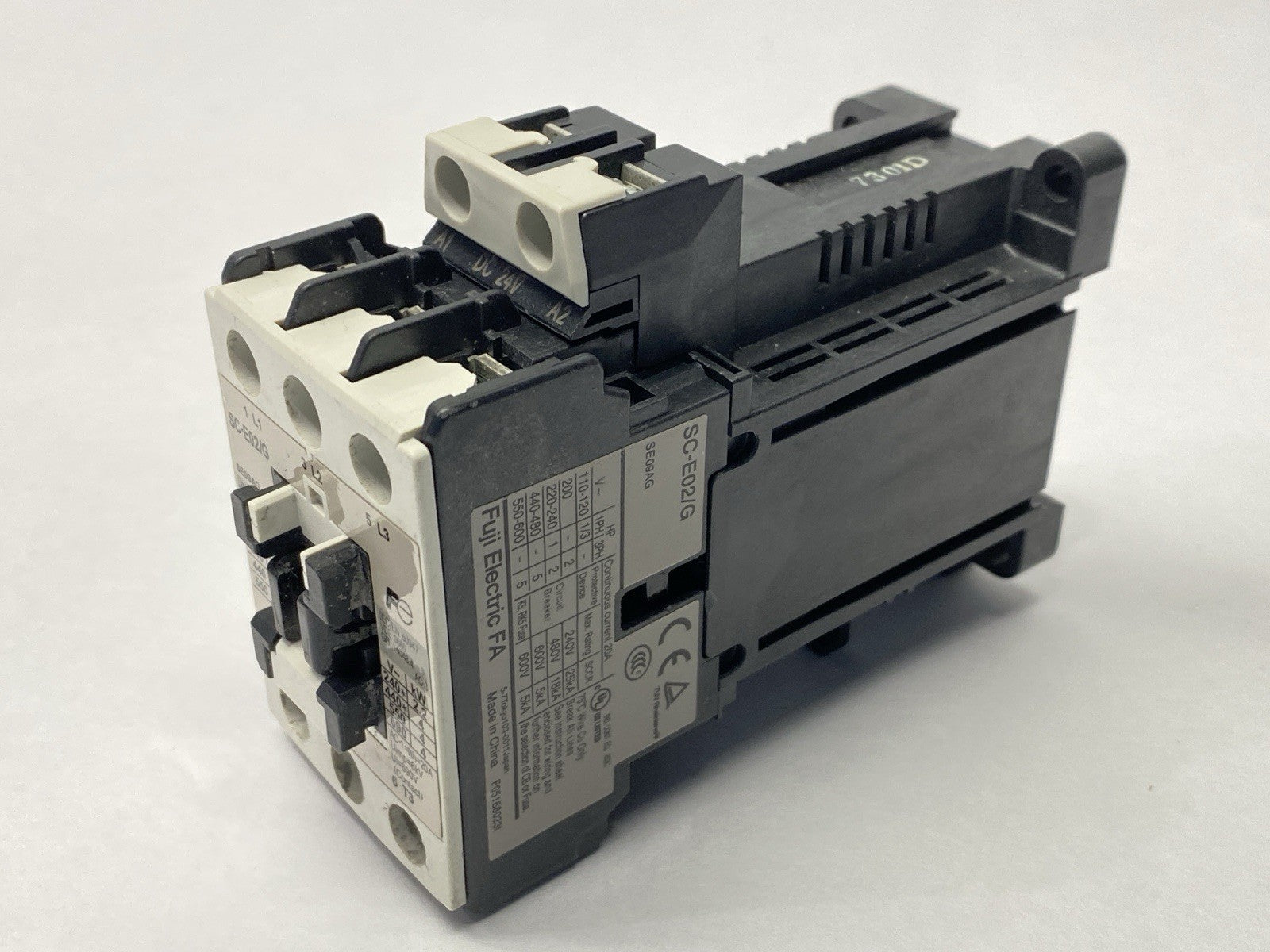 Fuji Electric SC-E02/G-24VDC Magnetic Contactor 24VDC Coil - Maverick Industrial Sales