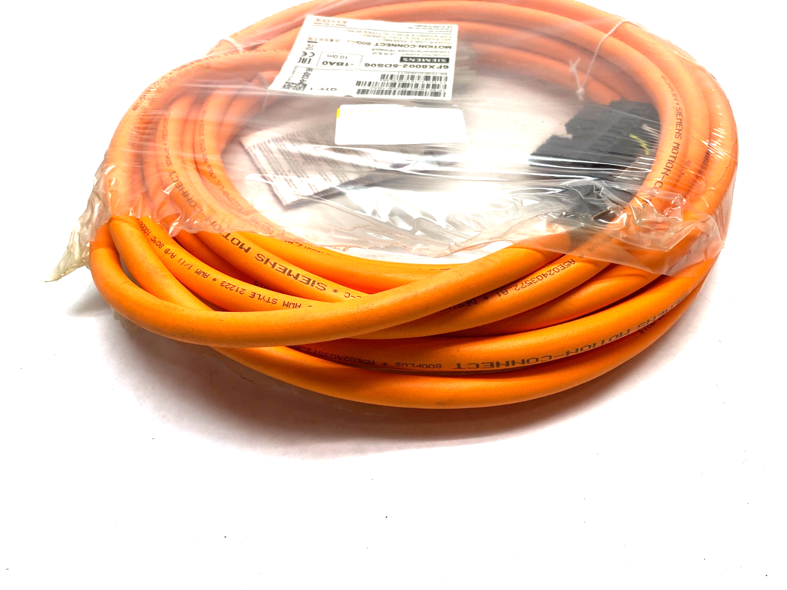 Siemens 6FX8002-5DS06-1BA0 MOTION-CONNECT Power Cable Assembly 10m 800Plus - Maverick Industrial Sales