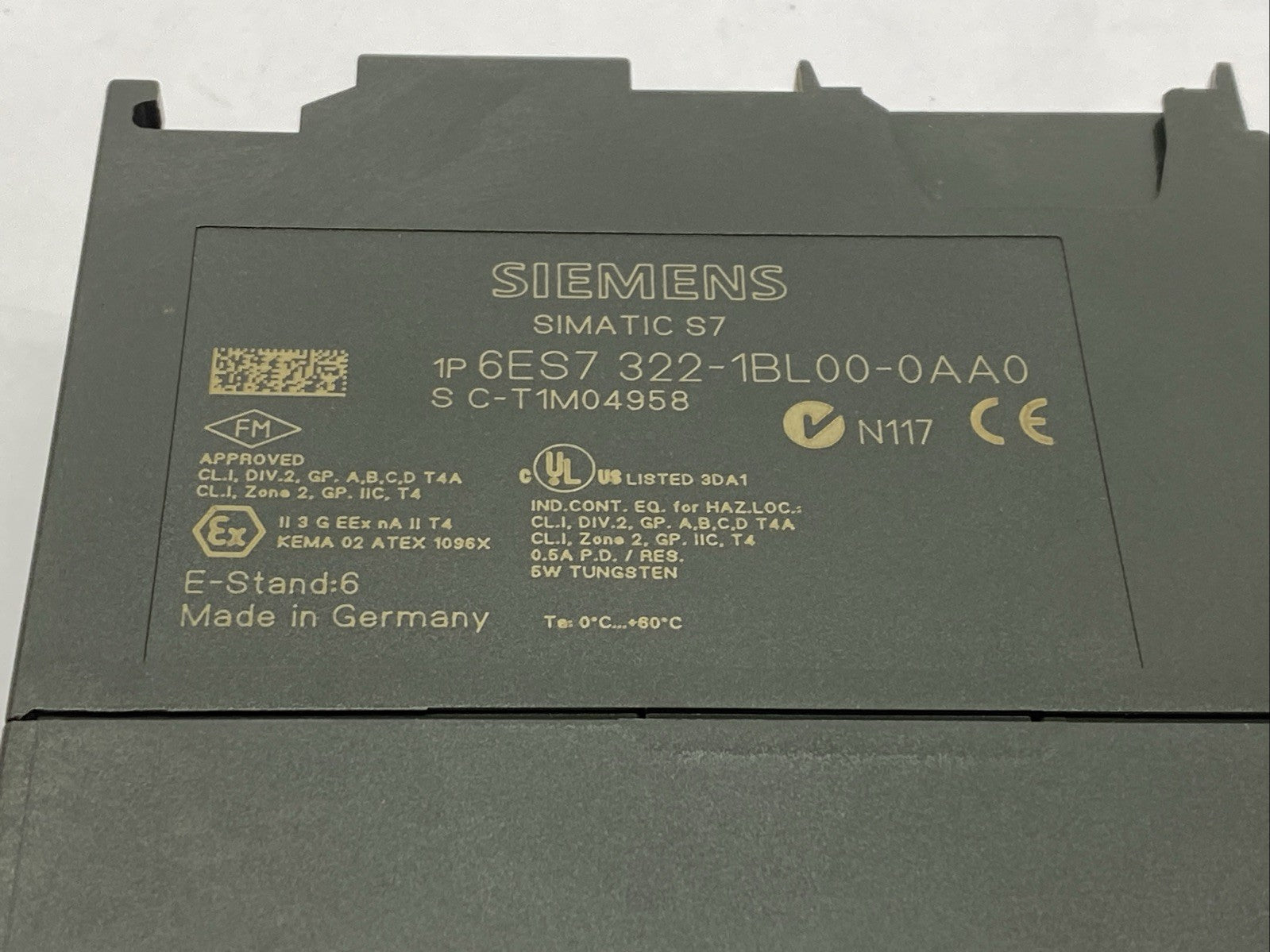 Siemens 6ES7322-1BL00-0AA0 Simatic S7 Digital Output Module SM322 NO COVER - Maverick Industrial Sales