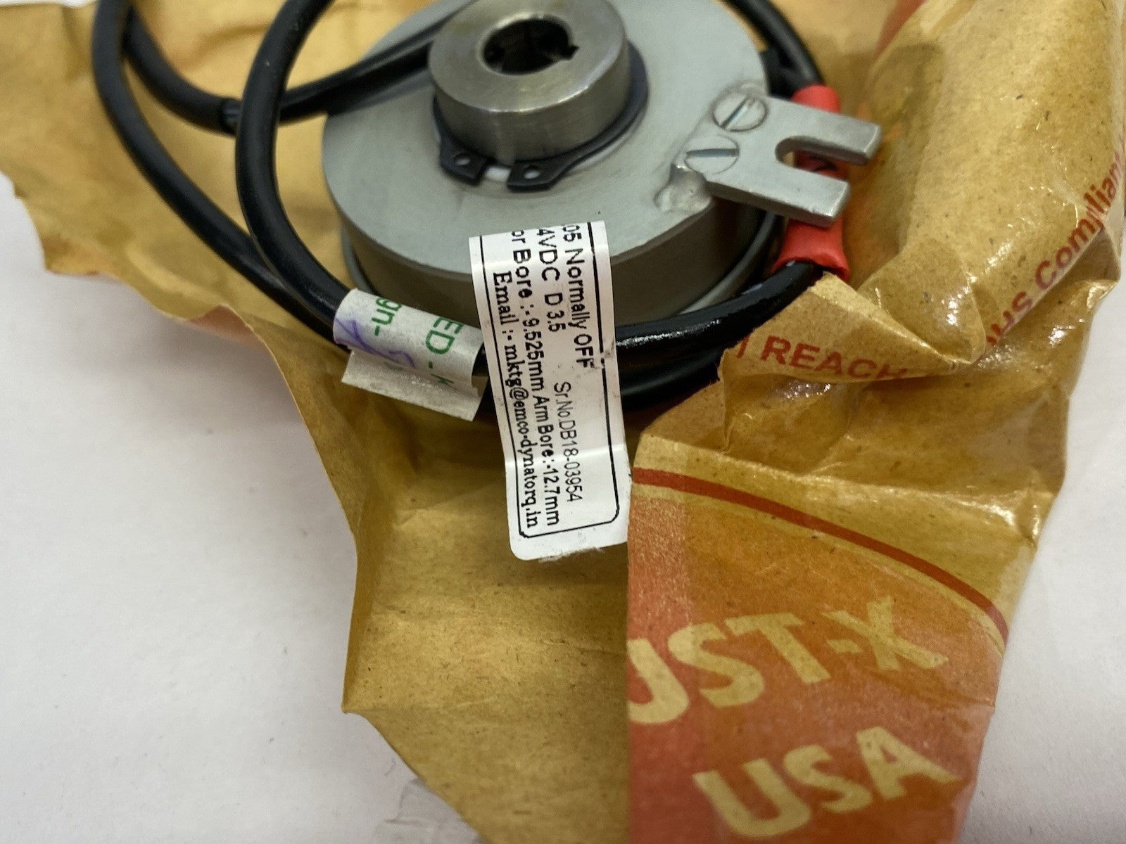 EMTorq 41.102.05 Electromagnetic Torque Clutch Brake, Shaft Mounted - Maverick Industrial Sales