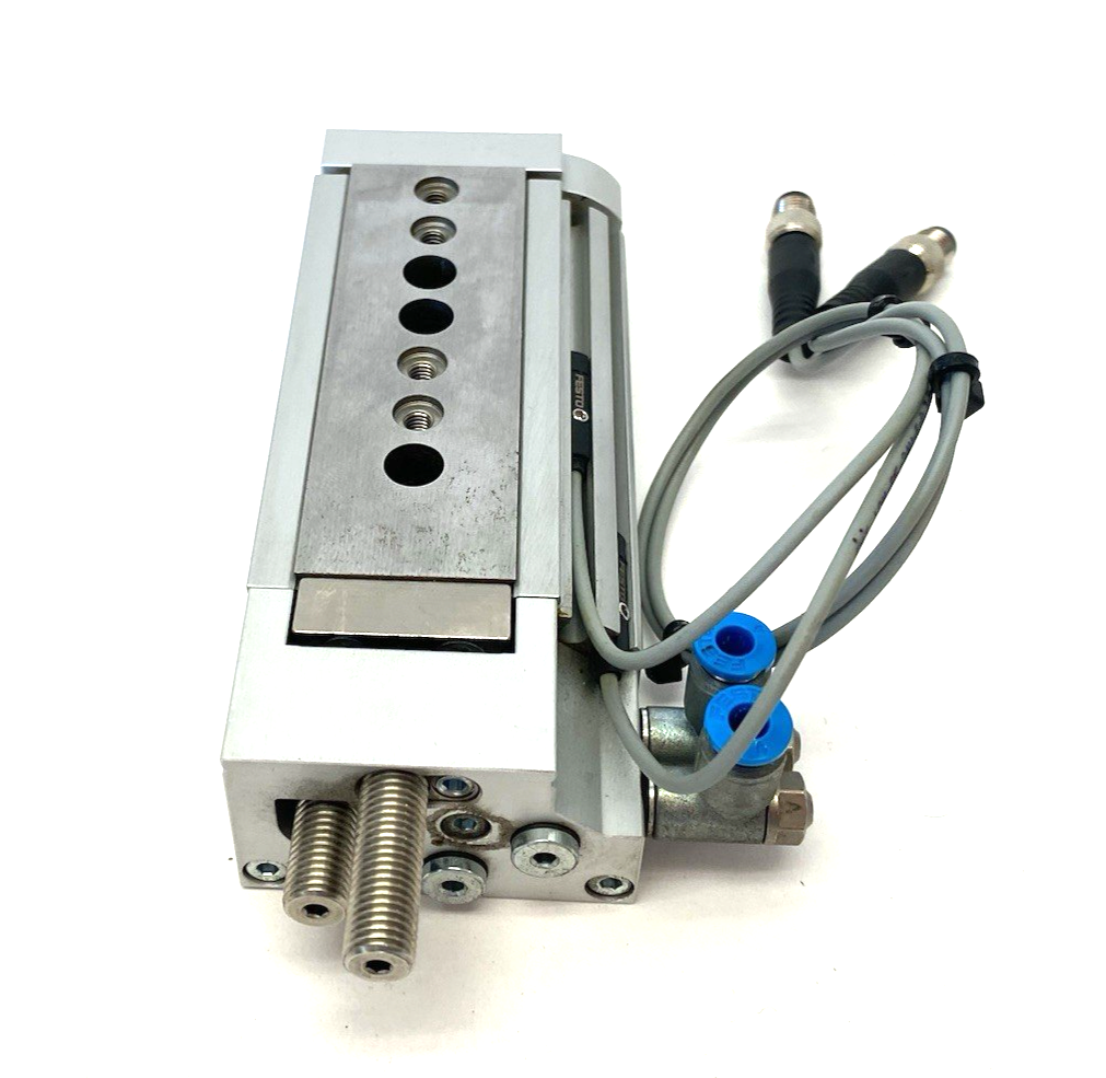 DGSL-10-30-PA | Festo Mini Slide 30mm Stroke 543944 w/ Dual Proximity Switches - Used - Maverick Industrial Sales
