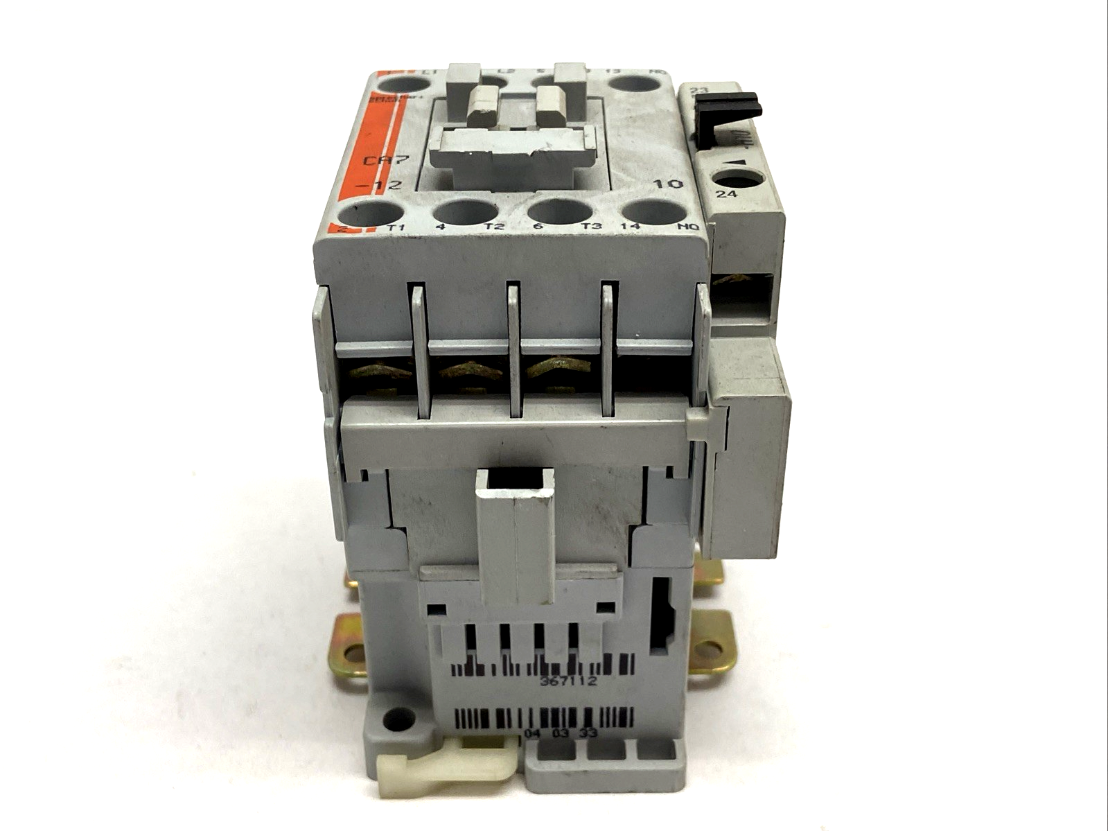 Sprecher+Schuh CA7-12-10 Contactor 550V 50Hz 600V 60Hz w/ CA7-PA Aux Contact - Maverick Industrial Sales