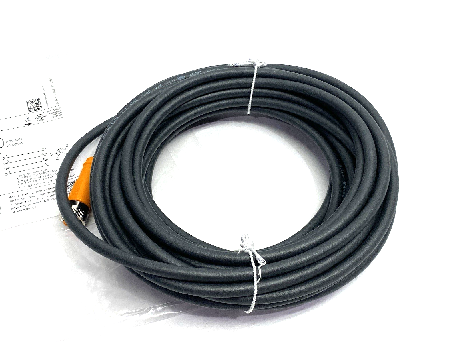 EVC708 | Ifm Female Cordset Single Ended 10m M12 ADOGH040MSP0010H04 - New Other - Maverick Industrial Sales
