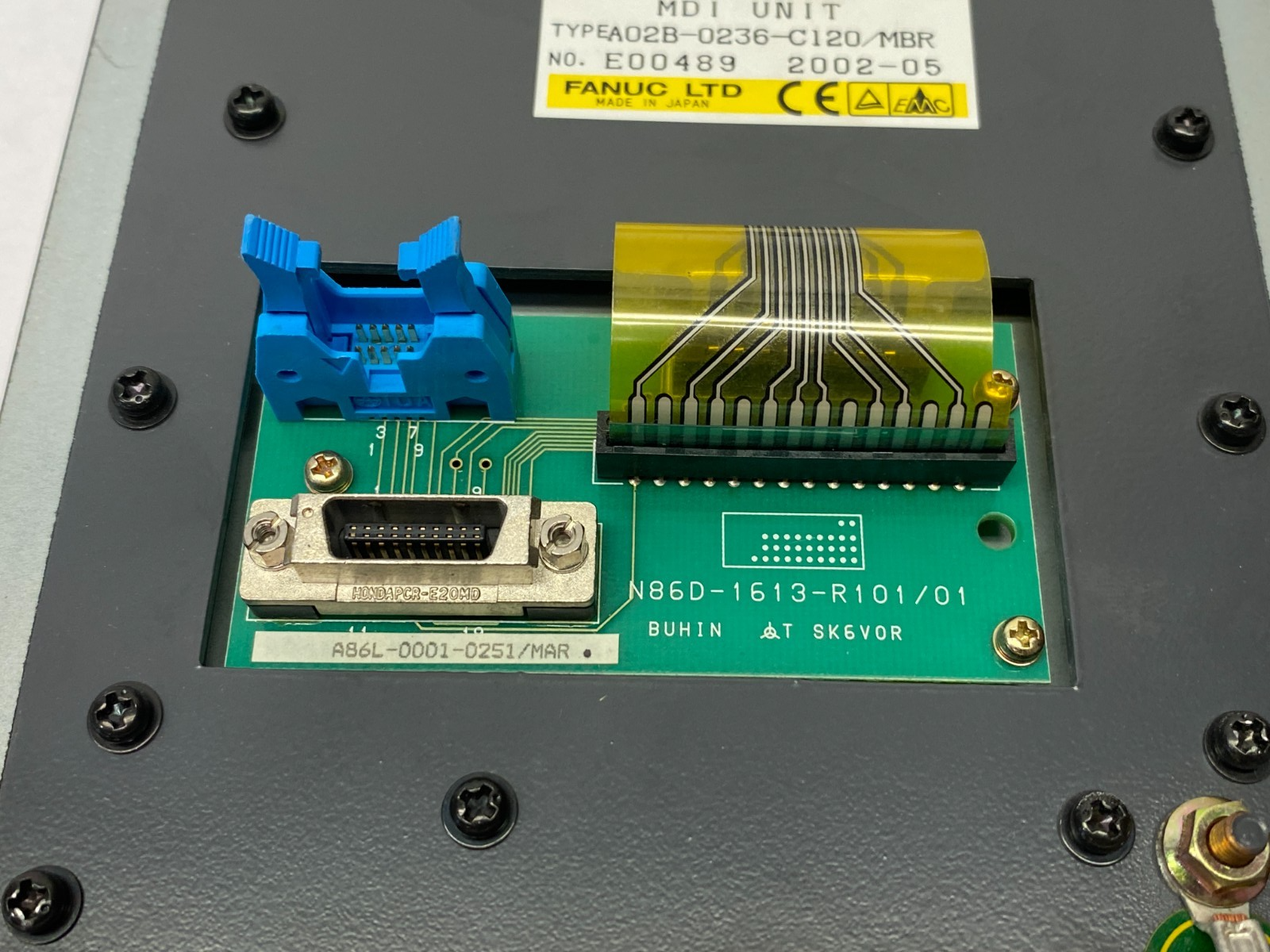 Fanuc A02B-0236-C120/MBR Operator Keypad MDI Interface Unit - Maverick Industrial Sales
