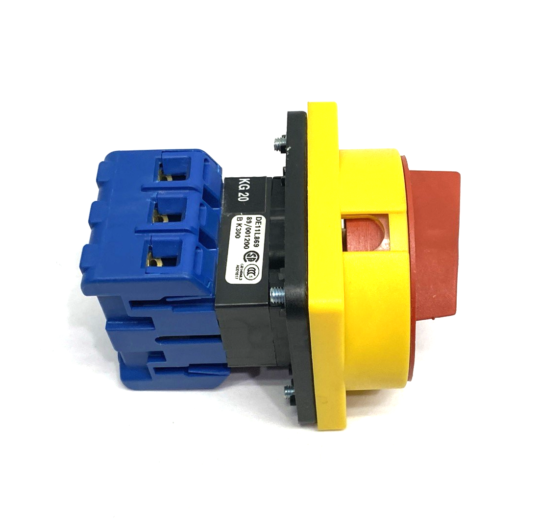 KG20 DE11L869 | Kraus & Naimer Load Disconnect Switch 25A KG20B.T203/01.E - Used - Maverick Industrial Sales